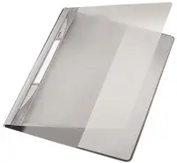 LEITZ Chemise à lamelle Exquisit, format A4+, PVC, gris