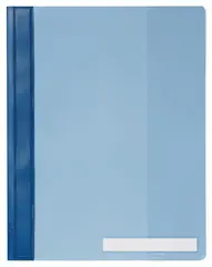 DURABLE Chemise à lamelle, A4, en PVC, bleu