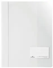 DURABLE Chemise à lamelle extra large, A4+, PVC, blanc