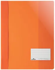 DURABLE Chemise à lamelle extra large, A4+, PVC, orange