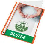 LEITZ chemise à lamelle Standard, format A4, PP, orange,