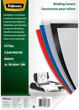 Fellowes Plats de couverture Futura, A4, PP, transparent