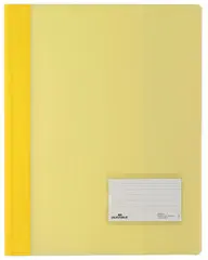 DURABLE Chemise à lamelle DURALUX, A4, jaune translucide