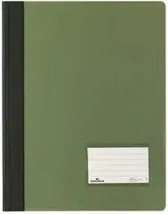 DURABLE Chemise à lamelle DURALUX, A4, vert translucide