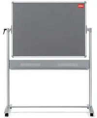 nobo Tableau rotatif à pied combi, dimensions: 1200 x 900 mm