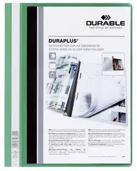 DURABLE Chemise à lamelle DURAPLUS, A4, vert