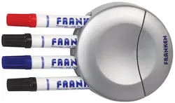 FRANKEN Support-marqueur pour 4 marqueurs, effaceur intégré