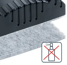 nobo Pack de recharge en feutre pour brosse, gris