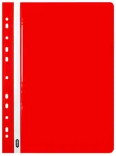 Oxford Chemise de rangement à lamelle, A4, PP, rouge