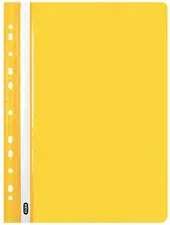 Oxford Chemise de rangement à lamelle, A4, PP, jaune