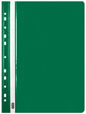 Oxford Chemise de rangement à lamelle, A4, PP, vert