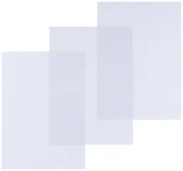 pavo Plat de couverture, A4, PP, 0,30 mm, transparent mat