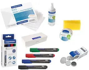 magnetoplan Kit d'accessoires ferroscript, pour tableau