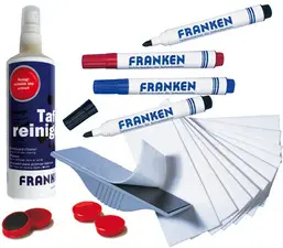 FRANKEN Kit d'accessoire pour tableau mural blanc X-tra!Line