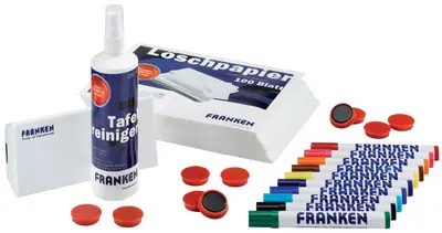 FRANKEN Kit de démarrage pour tableau blanc, magnétique
