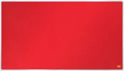 nobo Tableau d'affichage Impression Pro Widescreen, rouge