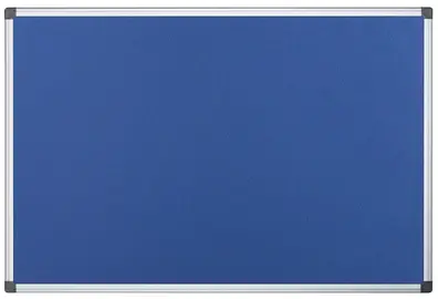 Bi-Office Tableau en feutre "Maya", 900 x 600 mm, bleu