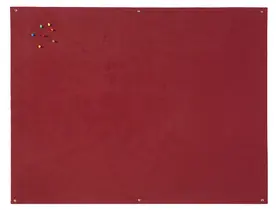 Bi-Office Tableau en feutre, 900 x 600 mm, bordeaux