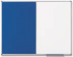 nobo Tableau mixte, fond blanc/feutre, dimensions:(L)1.200 x