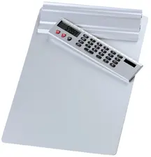 WEDO Porte-bloc, A4, avec calculatrice amovible