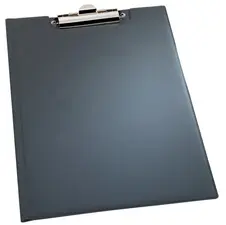 DURABLE Porte-bloc, A5, noir, en PVC souple