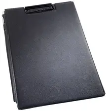 DURABLE Porte-bloc avec pince, format A4+, sous film, noir
