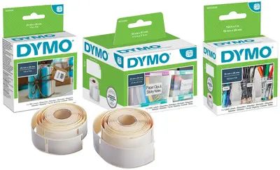 DYMO Etiquette universelle LabelWriter, 25 x 13 mm, blanc