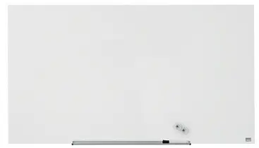 nobo Tableau en verre Impression Pro Widescreen, 31", blanc