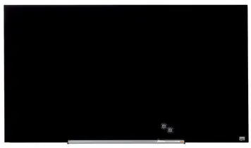nobo Tableau en verre Impression Pro Widescreen, 31", noir