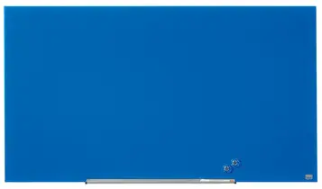 nobo Tableau en verre Impression Pro Widescreen, 45", bleu