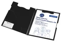 magnetoplan Porte-bloc double magnétique, noir