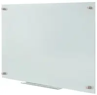 LogiLink Tableau magnétique en verre, (L)600x(H)450mm, blanc