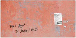 sigel Tableau magnétique en verre artverum Red Wall