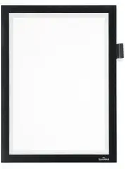 DURABLE Cadre d'affichage DURAFRAME MAGNETIC NOTE, A4, noir
