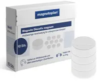 magnetoplan Discofix aimant rond "magnum", blanc
