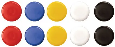 magnetoplan aimants de signalisation 20 mm, assorti