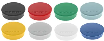 magnetoplan Discofix aimant rond "hobby", couleurs assorties