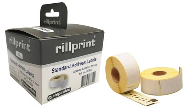 rillstab Rouleau d'étiquettes, 104 x 158 mm, blanc