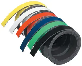 FRANKEN Bande magnétique, (L)1.000 x (P)5 x (H)1 mm, rouge