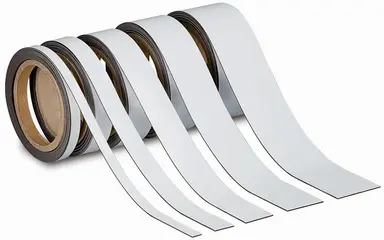 MAUL Ruban magnétique, 50 mm x 10 m, épaisseur: 1 mm, blanc