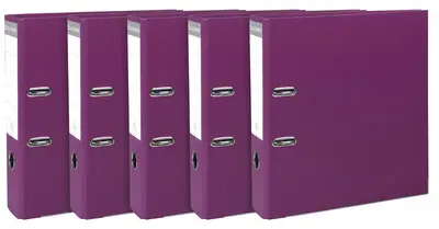 EXACOMPTA Classeur à levier Premium, A4, 80 mm, fuchsia