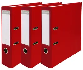 EXACOMPTA Classeur à levier Premium, A4, 80 mm, rouge