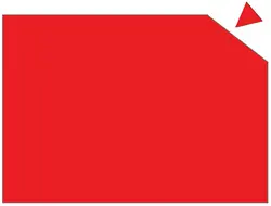 FRANKEN Plaque magnétique, 200 x 295 x 0,6 mm, rouge