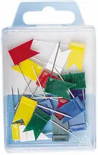 WEDO Epingles de signalisation, drapeau, assorti