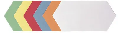 FRANKEN Carte de présentation, losange, 205 x 95 mm, assorti