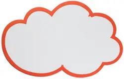 FRANKEN Symbole de notation "nuage", autocollant, 150x230mm