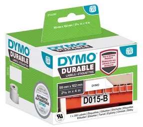 DYMO Etiquette pré-dimensionnée résistante, 25 x 89 mm