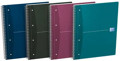 Oxford Cahier à spirale "Essentials", A4+, quadrillé