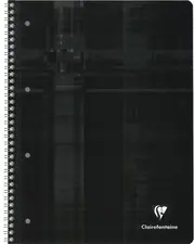 Clairefontaine Cahier spiralé, A4, ligné avec marge