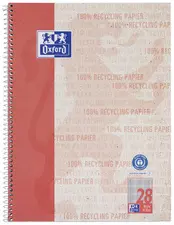 Oxford Collegeblock "Recycling", DIN A4+, 80 Blatt, kariert